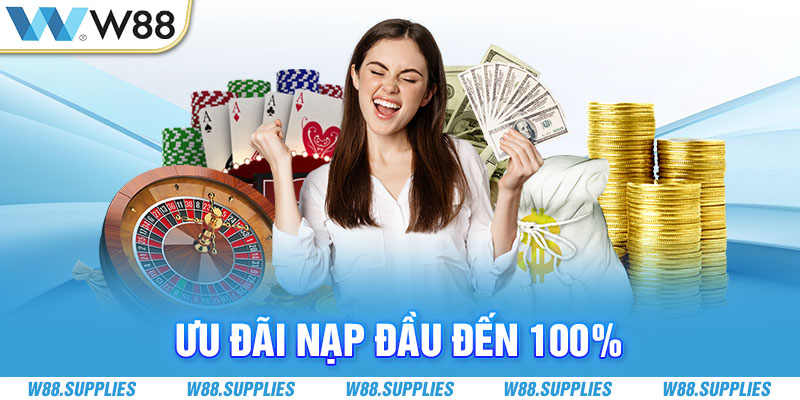 Ưu đãi nạp đầu đến 100%